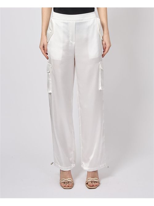 Silvian Heach fabric trousers with pockets SILVIAN HEACH | GPP25355PAOFF-WHITE